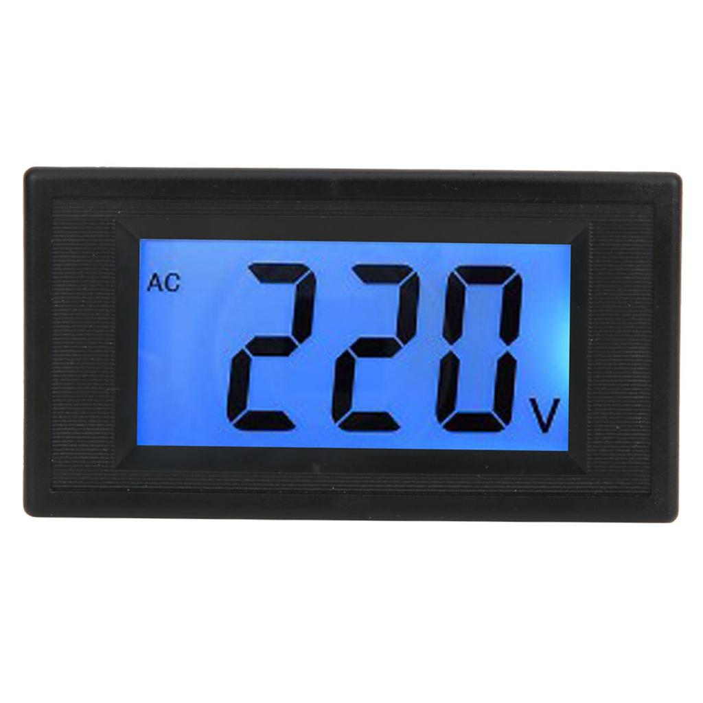 YB5135D LCD Two Wire Digital Display Voltmeter AC Voltage Tester Meter Panel Measuring Range AC80 500V