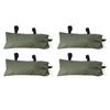 4pcs Flood Water Barrier Sand Bags Thickened Flood Prevention Sandbags for Flood Control 600D Oxford Cloth Canvas Green