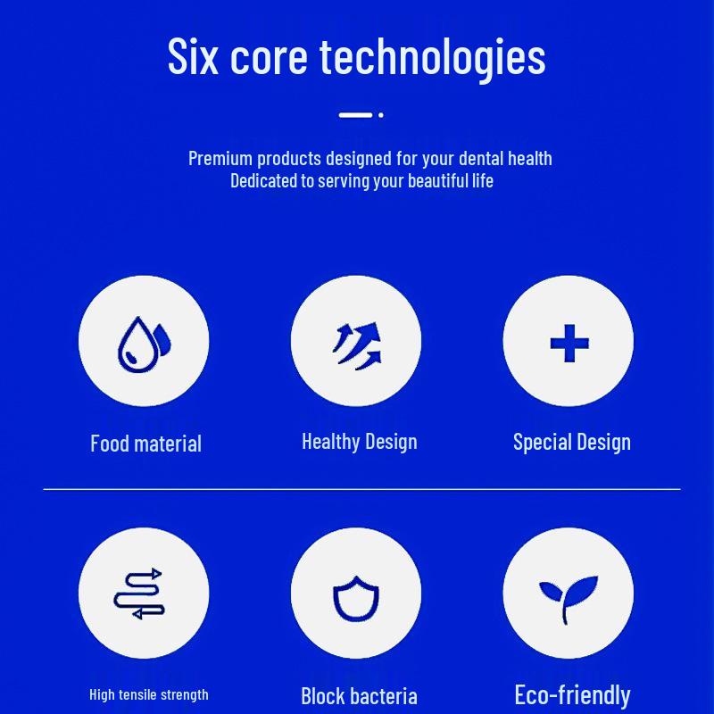 Portable Disposable High-Elasticity Dental Floss Picks for Oral Care