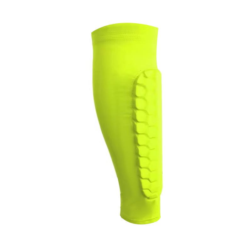 Shin Soccer Guard Calf Compression Sleeve Honeycomb Pads Breathable Tool Guard