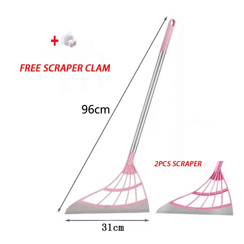 Silicone Magic Rubber Broom Mop Hand Dust Brooms Home Floor Cleaning Squeegee Wiper Toilet Bathroom Mops Witches Tools