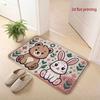 Cute Bear & Bunny Mat Living Room Decoration Home Sofa Non-Slip Carpet Study Bedroom Tatami Children'S Soft Floor Mat
