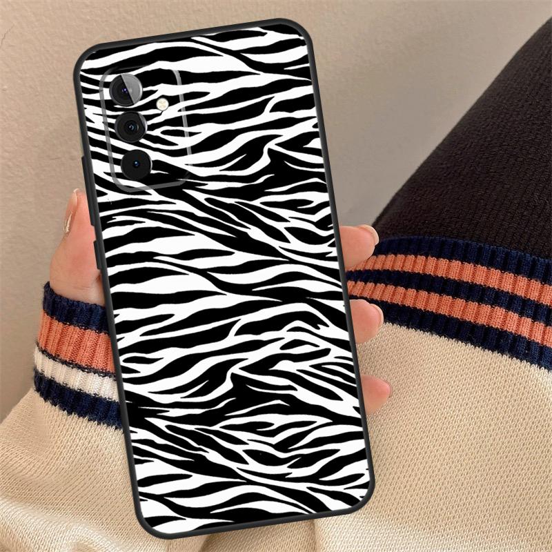 Custodia con Stampa Zebrata Per Samsung Galaxy A56 A36 A16 A13 A23 A33 A53 A52 A32 A12 A54 A34 A14 A15 A35 A55 A17