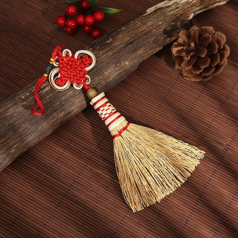 2026 Dragon Boat Festival Mugwort Fan Pendant & Indoor Sachet Bells for Door Handle and Decoration