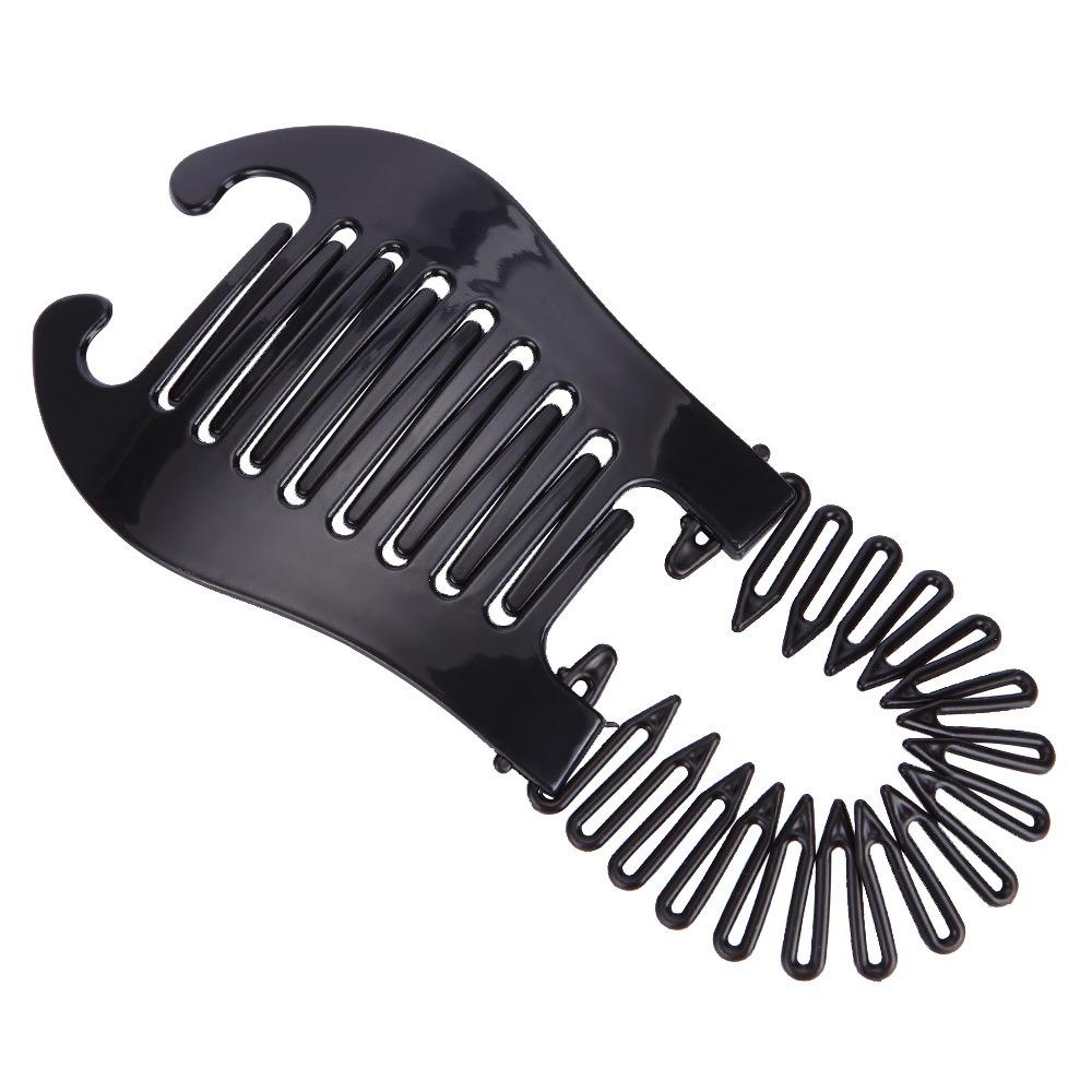 Women Comb Banana Barrettes Clip Black Brown Elastics Hair Comb Hair Accessories Hair Riser Claw