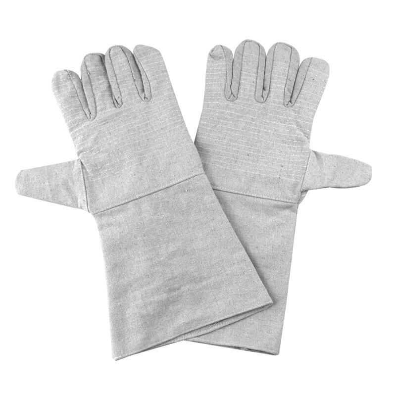 Fuxing Extended Lined Canvas Work Gloves