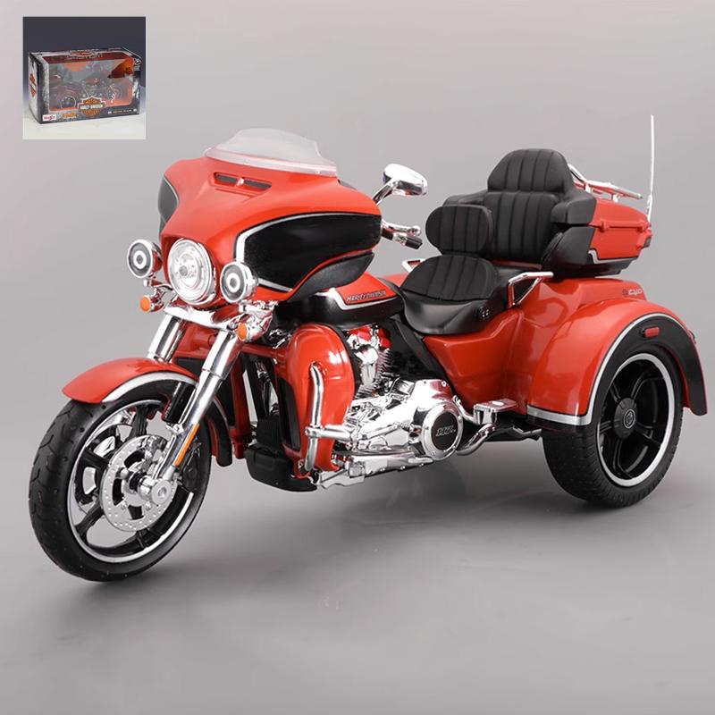 Maisto 1:12 Harley Davidson Cvo Tri Glide Legering Klassiek Straatmotorfiets Model Diecast Vrijetijdsmotorfiets Model Kinderen Cadeaus