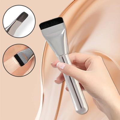 1PC Ultradünner Foundation-Pinsel, weiches Haar, dünner Gesichtskonturpinsel, BB-Creme-Mixer, gemischte Foundation-Creme, Make-up-Pinsel, Make-up-Tool