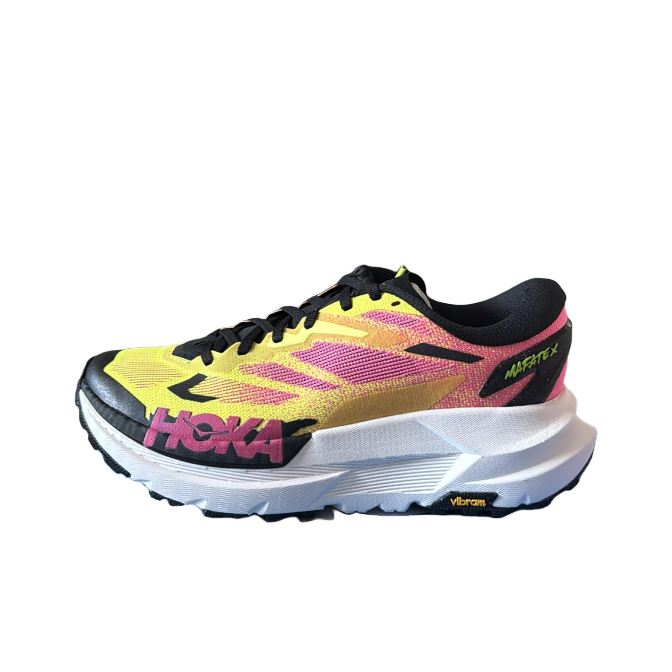

HOKA One One Mafate X Модные Удобные Спортивные Дышащие Легкие Кроссовки для Бега Мужские кроссовки Розовый Желтый 1161990-NNH 42.5