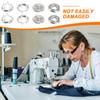 100 Stück Fünf-Zacken-Druckknöpfe Dünne Stoffbefestiger Ideal zum Nähen Basteln Kleiderreparatur 11 mm Druckknöpfe