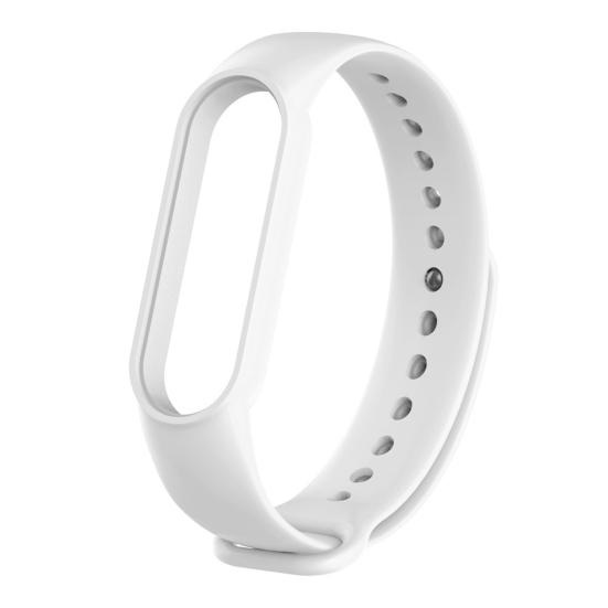 

Силиконовый браслет Яркий цвет Регулируемый Удобный в носке Легкая установка Съемный Сменный ремешок Модный ремешок Ремешок для смарт-браслета белый