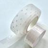 PET Shiny Washi Tape Scrapbooking Stationery Deco Plaid Deco Sticker Tapes Adhesive Tape for Scrapbooking Diy Arts Crafts Album