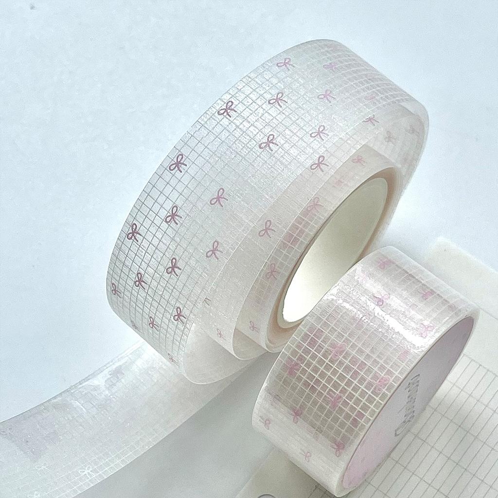 PET Shiny Washi Tape Scrapbooking Stationery Deco Plaid Deco Sticker Tapes Adhesive Tape for Scrapbooking Diy Arts Crafts Album