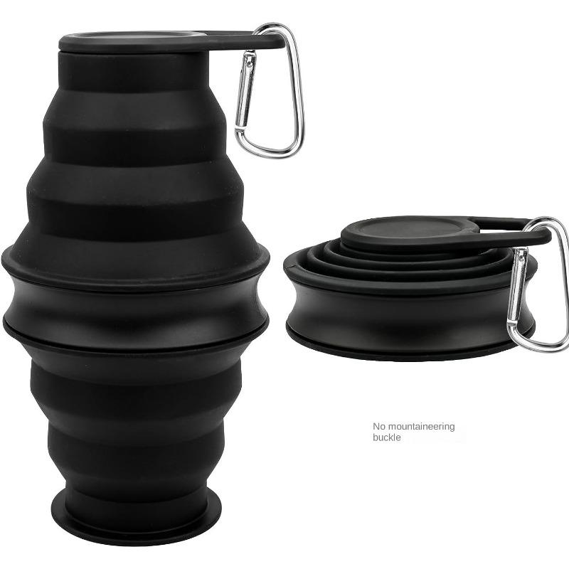 Outdoor Travel Folding Sports Bottle Portable Ultra-Thin Cycling Fitness Silicone Gift Cup