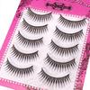 Wet Tip False Eyelashes A Shape Black 9 11mm Mixed C Curl Full Strip False Eyelashes For Women Party Makeup