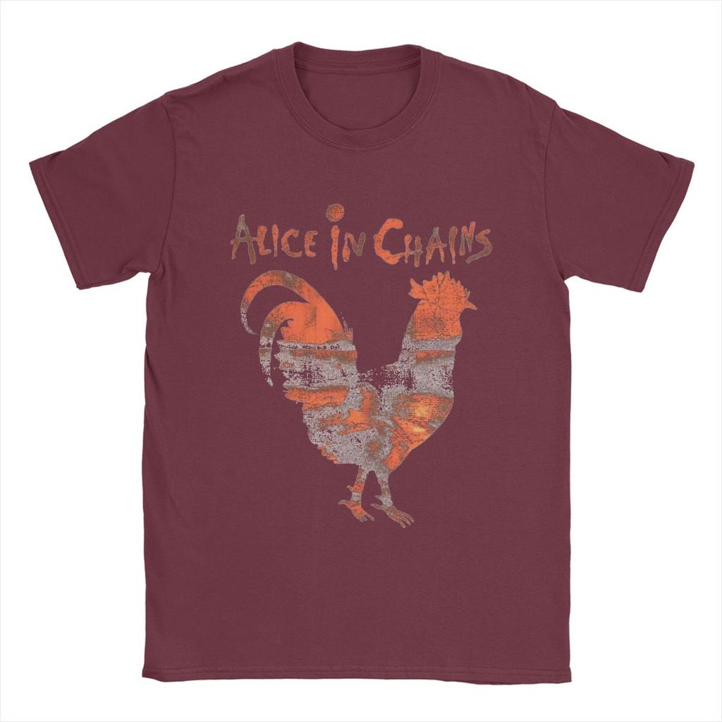 Herren T-Shirt Alices In Chains Neuheit Reines Baumwoll-T-Shirt Kurzarm T-Shirts O-Ausschnitt Kleidung Geschenkidee