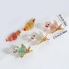 10PCS Duckling Hair Clip Colorful Hairpins Safe Resin Hairpin Cartoon Headwear Kids Girls Party School Hair Ornaments