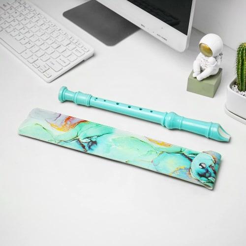 Jasenna Soprano Recorder, 8-Hole C Key, for Elementary School Students and Beginners, Includes Cleaning Stick, Fingering Chart, and Leather Storage Ba