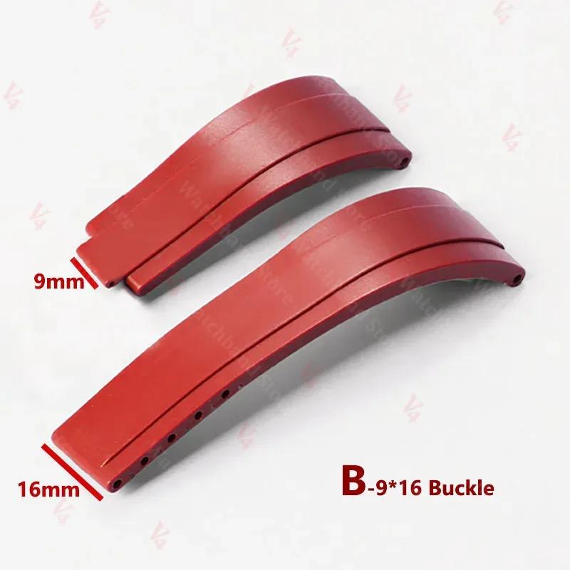 20mm TPU Silicone Bracelet for Rolex Submariner Watch Band for GMT Daytona Oyster Flex Metal Buckle Replacement Strap 20MM