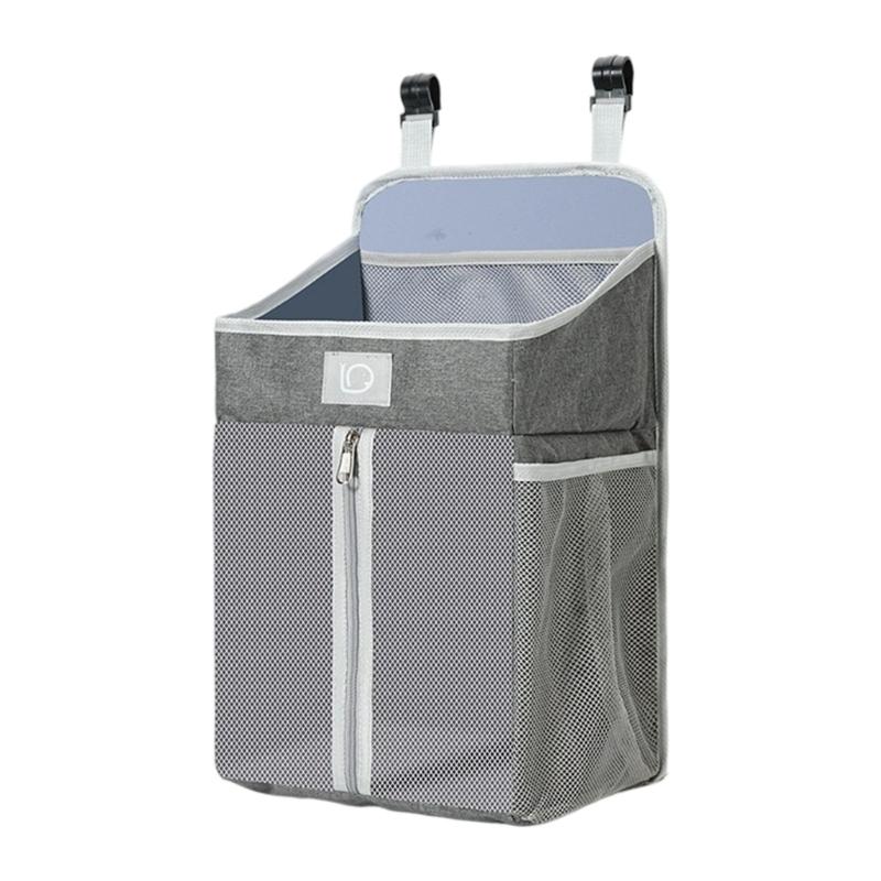 

Подвесные органайзеры для детской кроватки с несколькими отделениями для хранения подгузников, из ткани Оксфорд, аксессуар для детской, прикроватная сумка