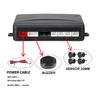 עוזר חיישני חניה Parktronics 12 צבעים חיישן שטוח 22 מ"מ רדאר רוורס צליל אזעקה זמזם