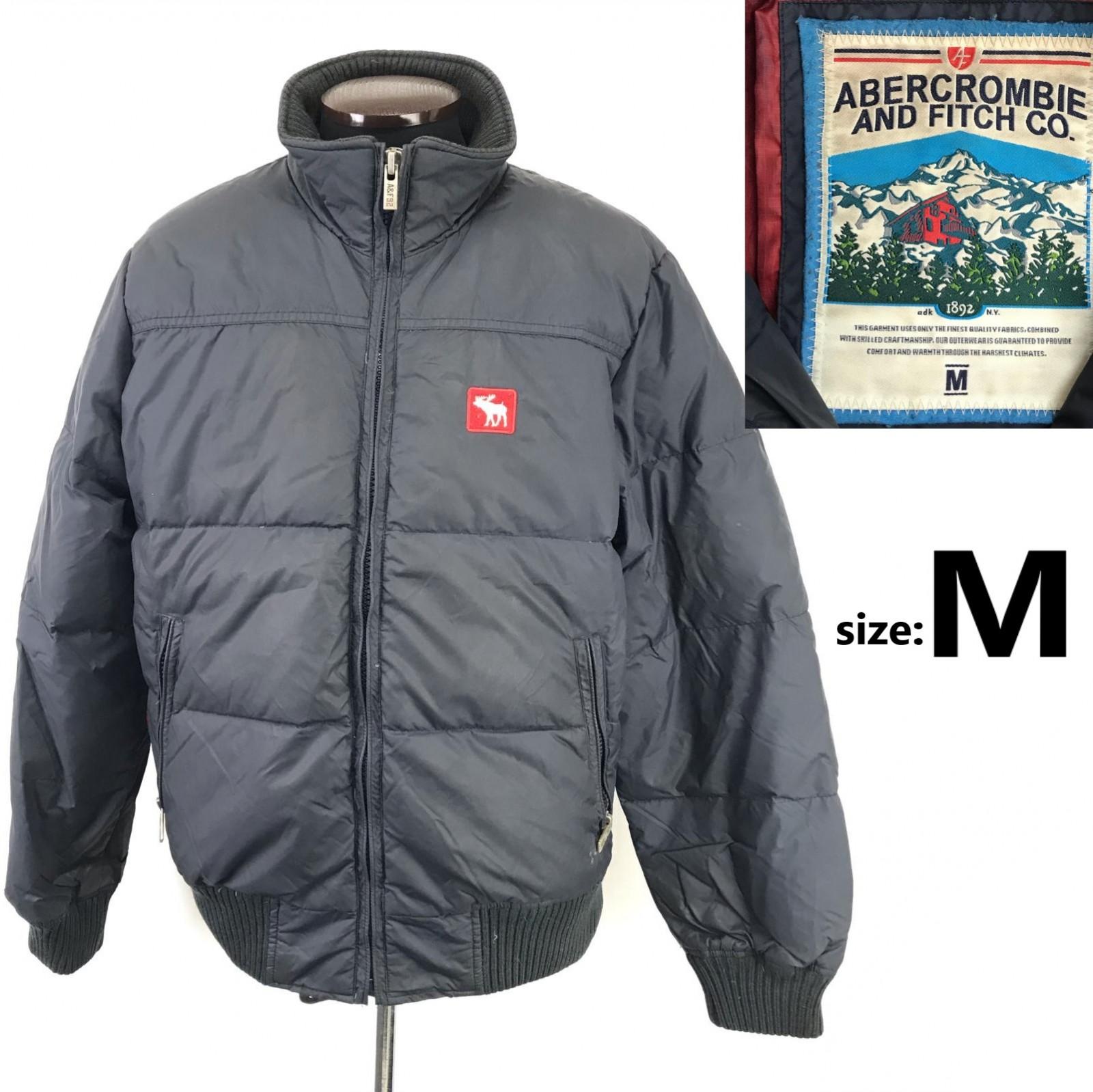 

Vintage Abercrombie & Fitch Thick Down Jacket Men’s M Navy Outerwear(USED)
