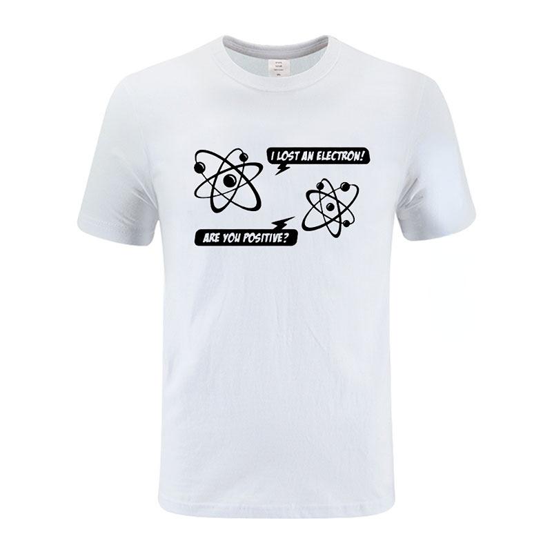 Muži Oblečení Věda Fyzika Geek Nerd Grafika Trička Ztratil jsem Electron Tričko Ženy Muži Ležérní Volné Trička Camiseta Hombre