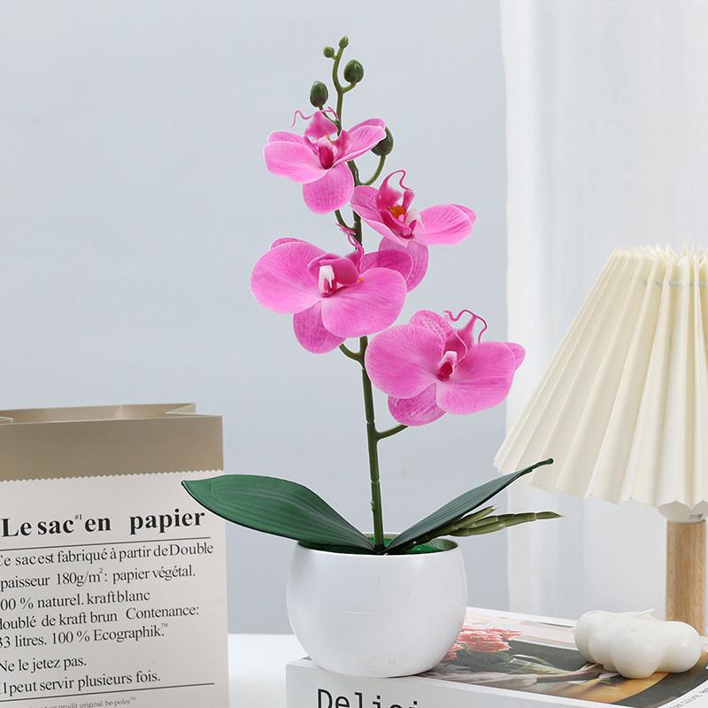 Aphrodite Simulation Phalaenopsis Flower Bonsai Home Living Decoration Room