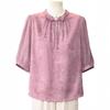 Chiffon Blouse for Summer 2026: Elegant Short Sleeve Chinese Style for Moms