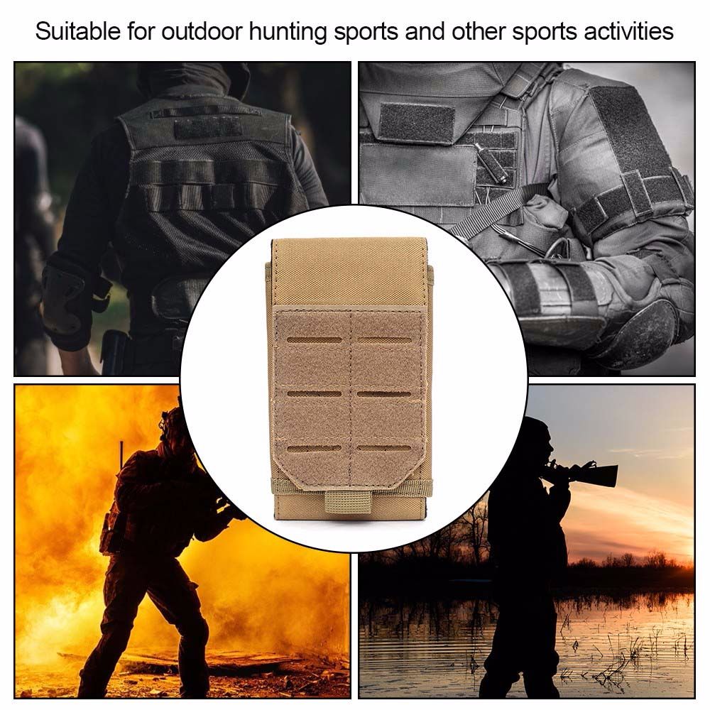 Hiking Vest Pack Laser Pouch EDC Tool Mobile Phone Pouch Accessories Bag Waist Bag Molle Pouch