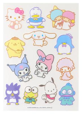 Hamanaka Aufbügelbarer Aufblasbarer Applikationsflicken, Sanrio-Figuren, H458-419-009
