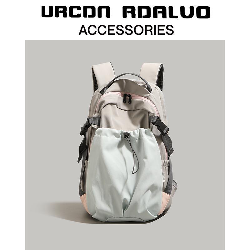 

UR Nylon Backpack 2024: Large Capacity, Lightweight Schoolbag for Junior/Senior High Students, Perfect for Short Trips