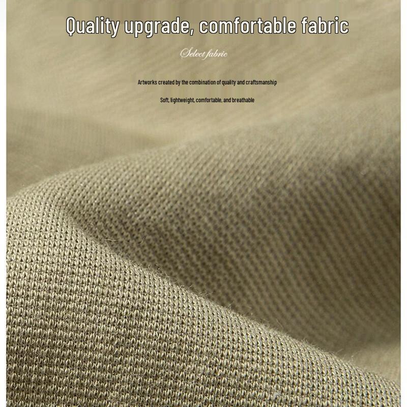 Men's Summer Linen Blend V-Neck T-Shirt