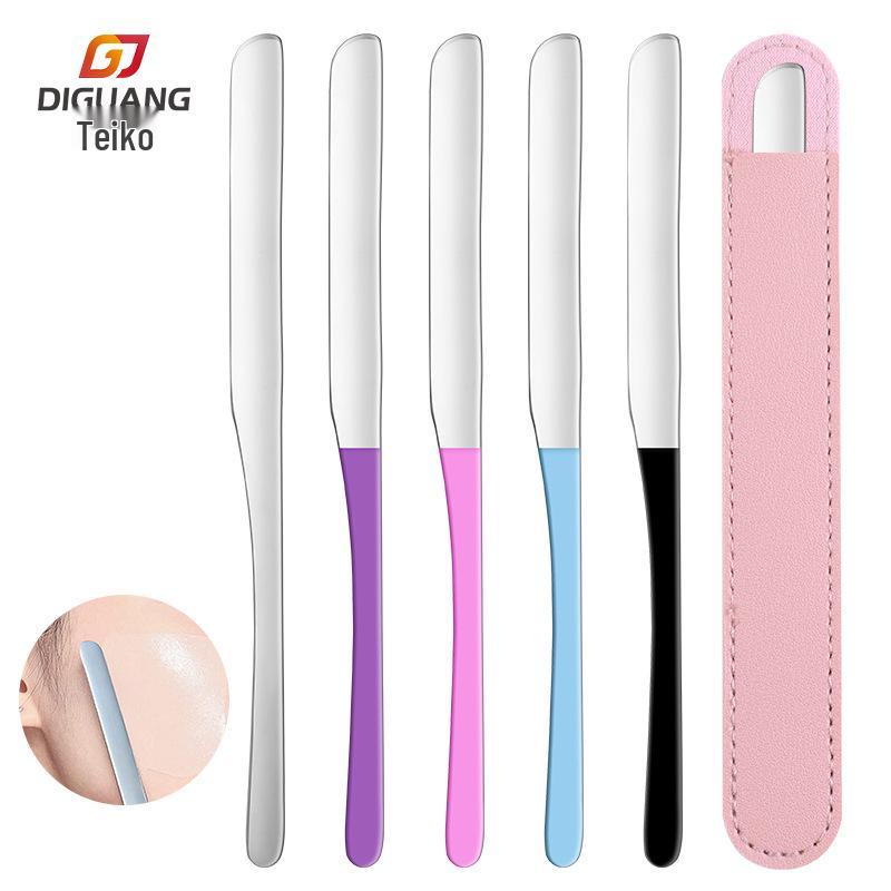 

Double-Head Stainless Steel Makeup Mixing Stick and Palette Single Piece