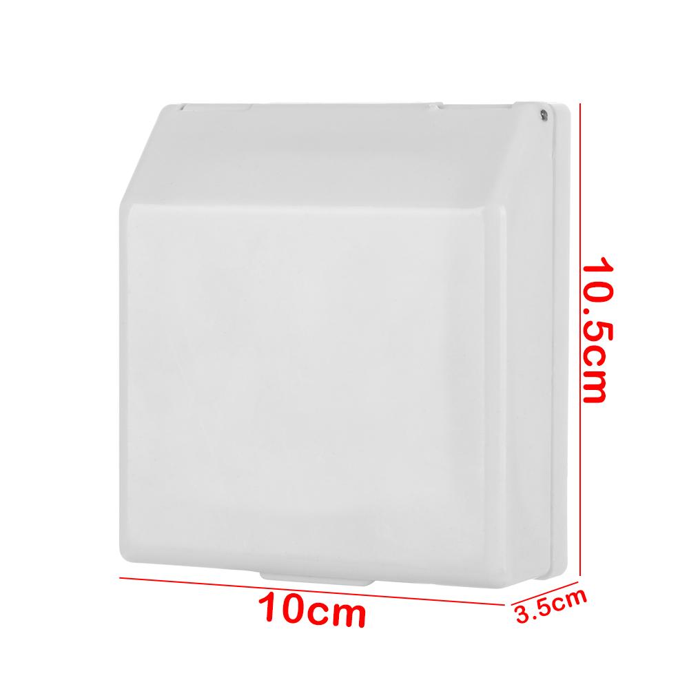 Double Socket 86 Type Waterproof Box Protector Electric Plug Cover Child Safety Box Waterproof Box Bathroom Daily Tool Supplies