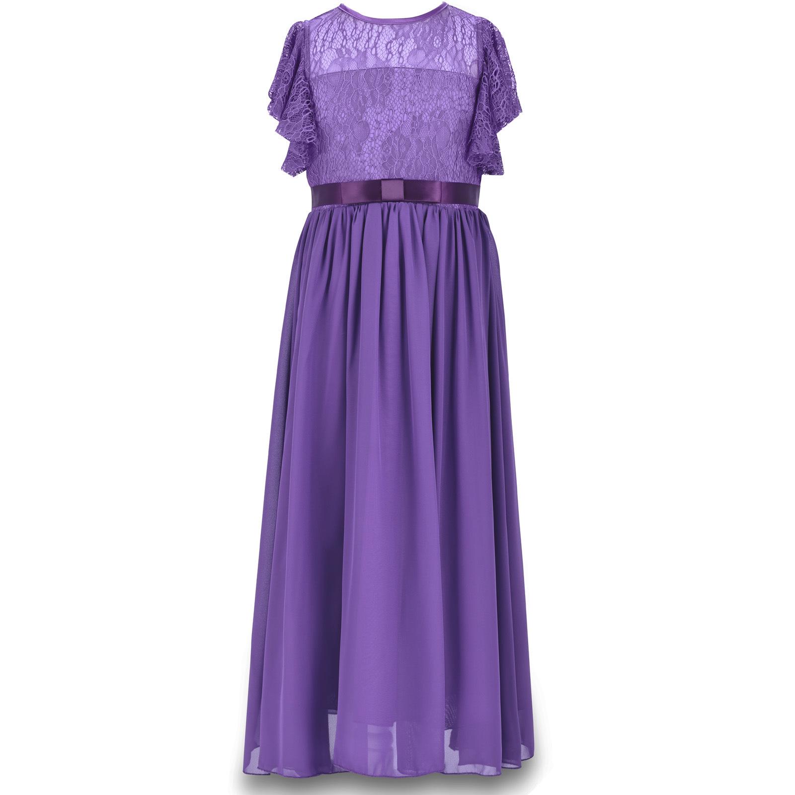 

Summer Chiffon Princess Dress for Girls - Perfect for Weddings, Piano Competitions, and Birthdays 140cm In Stock