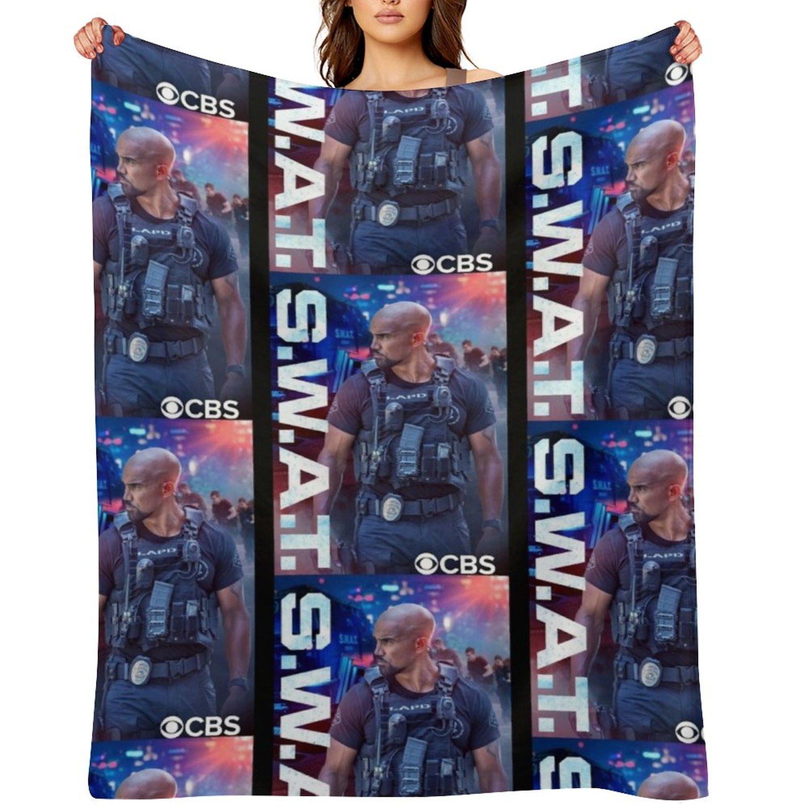 S.W.A.T. (2021) Throw Blanket for sofa Sofa Throw Sleeping Bag Sofas Blankets 30x40in