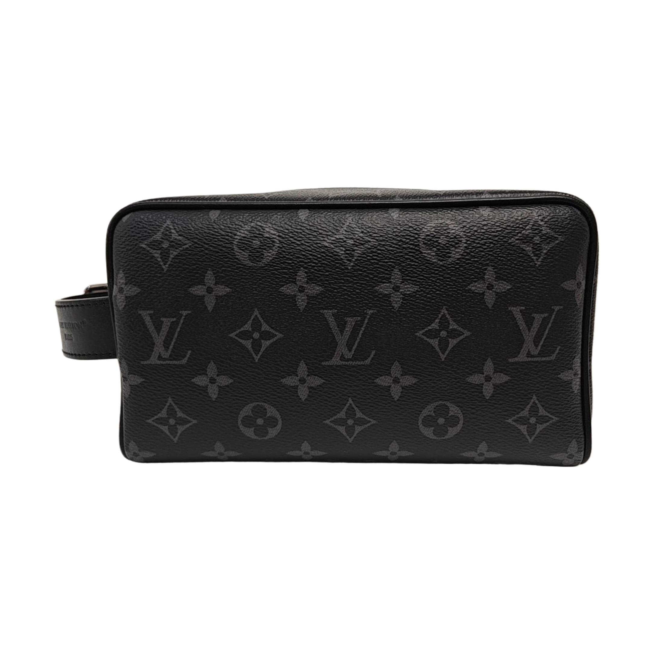 [Pre-Owned] Monogram Canvas Zipper Toiletry Bag - Excellent #N8Y4VZ ONE SIZE
