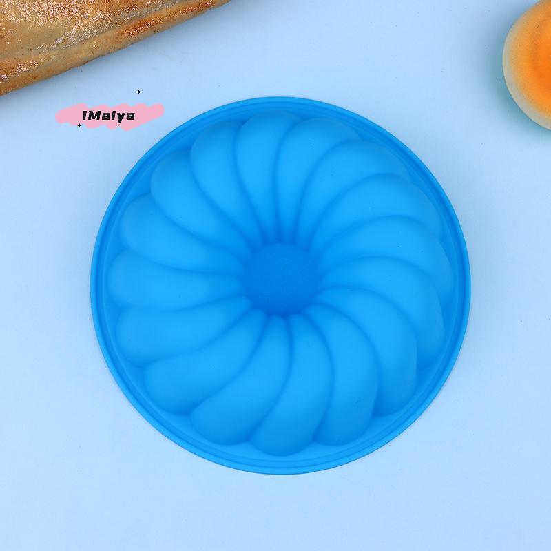 M-Silicone Spiral Pattern Cake Mold Mini Cake Pan Jelly Pudding Molds Bakeware Tray Maker DIY Baking Cake Tools