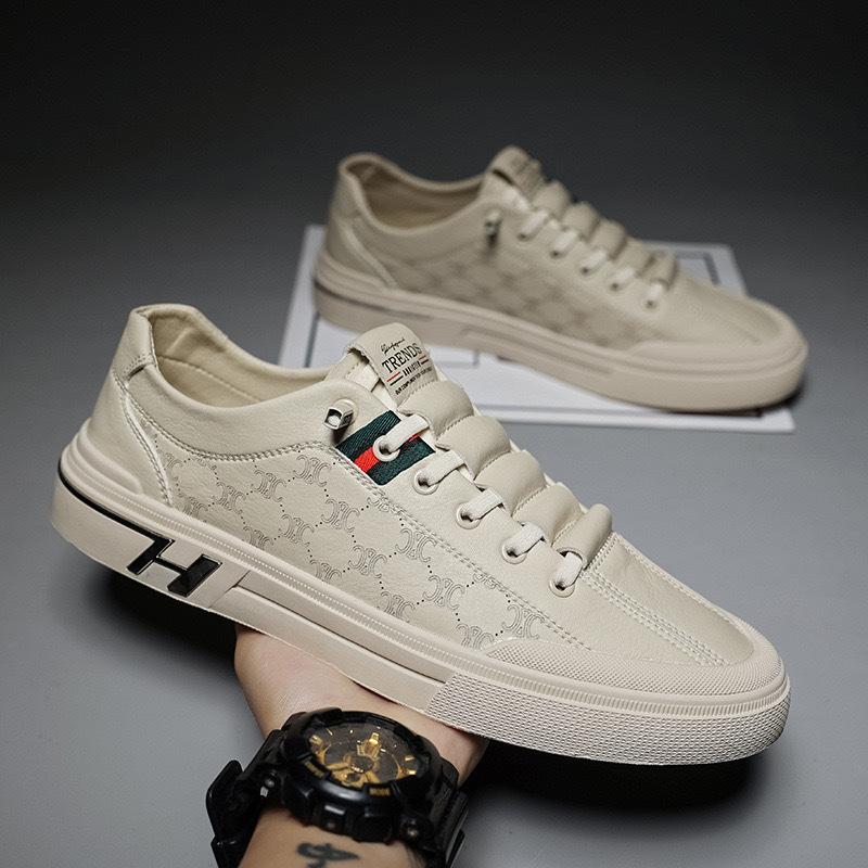 Men'S Shoes Breathable Little White Shoes Men'S Trendy Flat-Soled Sports Shoes Casual Board Shoes Men