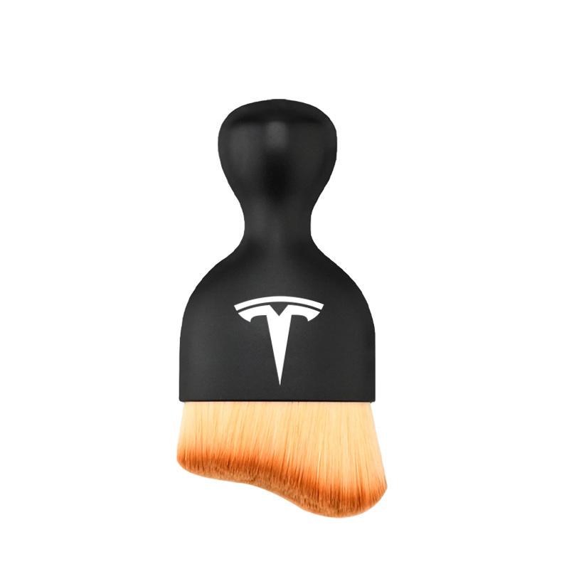 

Car Logo Cleaning Soft Brush Tool Car Lnterior Dust Removal Accessories For Tesla Model 3 Y S X Cybertruck Juguete Roadster Coil чорний