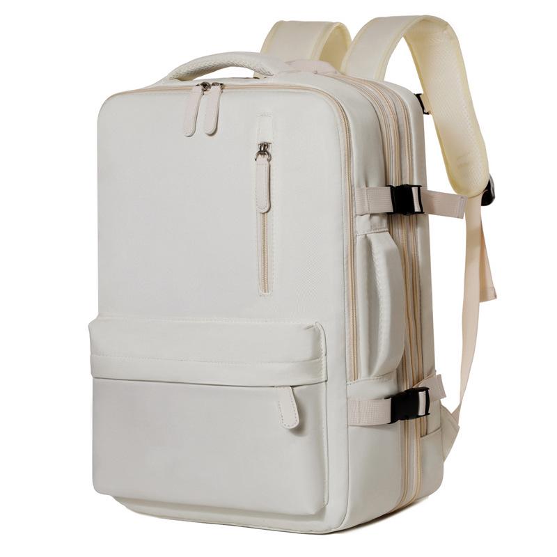 

Легкий рюкзак большой вместимости для мужчин и женщин - Универсальный для деловых поездок, коротких путешествий и студентов бежевый