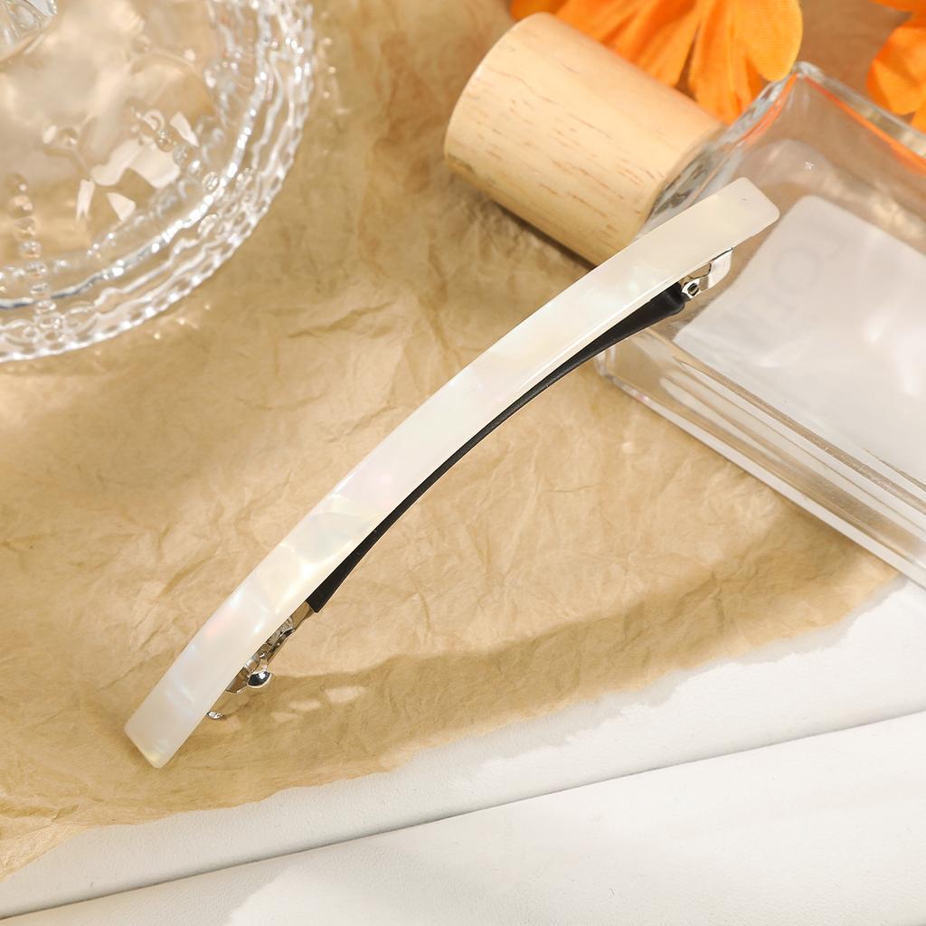 AWAYTR Retro Amber Bow Duckbill Hairpin Brown Acrylic Hair Clips Valentine Headwear Girl Hair Accessories Festival Gift