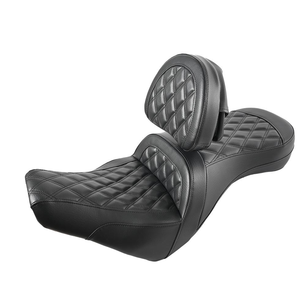 Softail Streetfighter Seat Cushion with Backrest for Harley-Davidson 18-25
