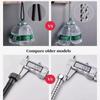 1.5/2M Extendable Garden Hose Shower Pipe Stainless Steel Home Fittings Extension Pipes Bathroom Black/silver Long Plumbing