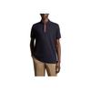 Moncler Button Closure Cotton Short Sleeve Polo Shirt Men tops Dark-Blue J10918A0000289A1677X
