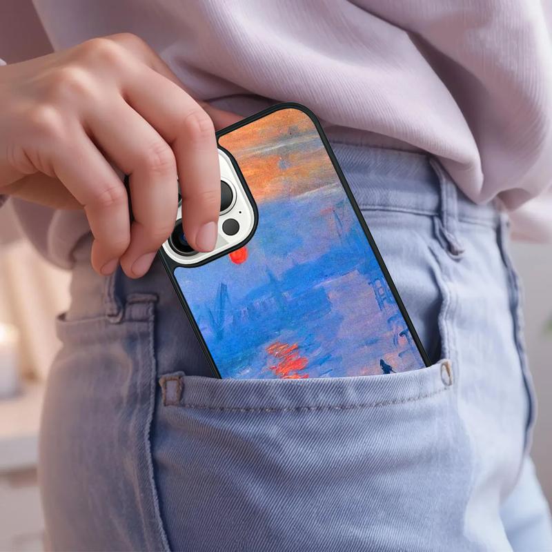 Monet Garden Lotus Phone Case For iPhone 17 Air 15 16e 14 13 Pro Max Coque 12 11 Pro Max PLUS cover