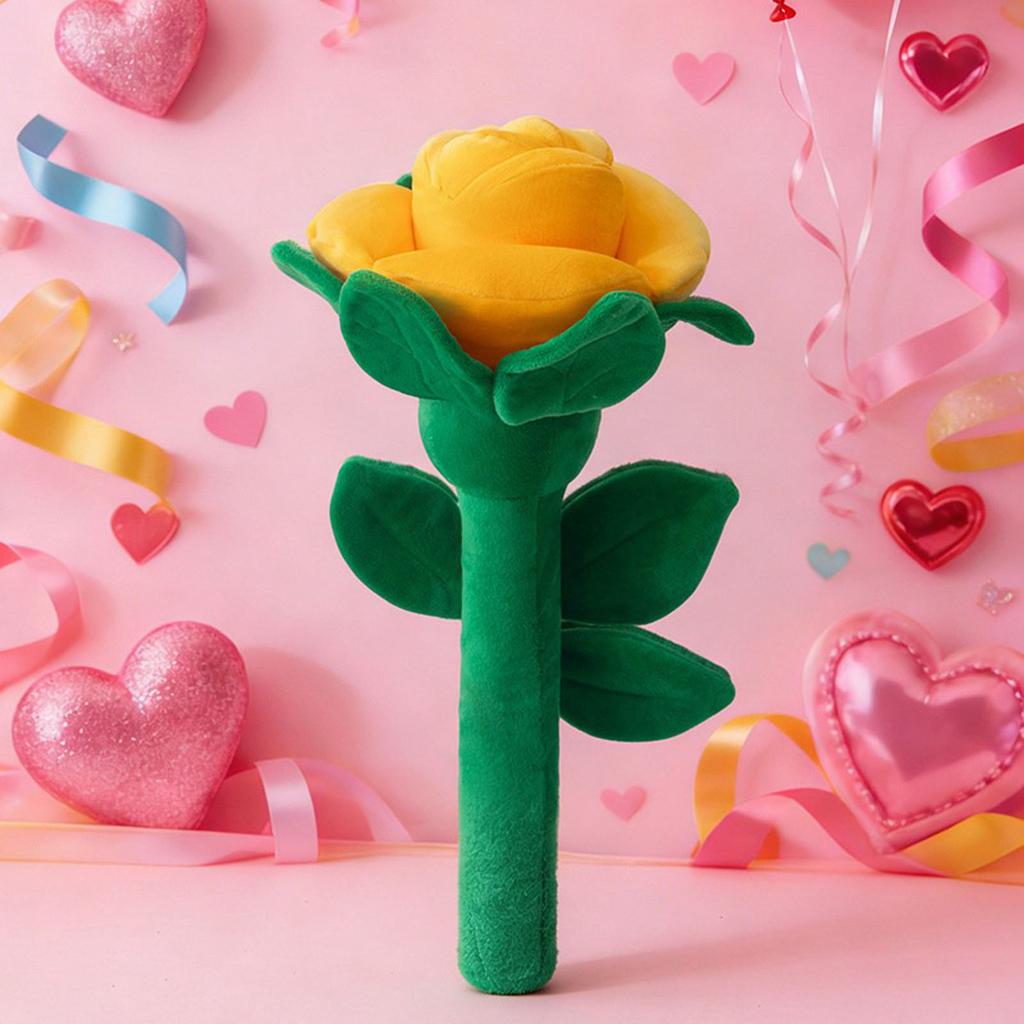 Gosedjursdocka Bukett, Dockpresent, Konstgjord Ros, Gosedjursros Heminredning