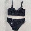 Women’s Ultra Thin Underwear Sets Lace Intimates Push Up Bra Sexy Brief 2 Pieces Set Daily Lingerie