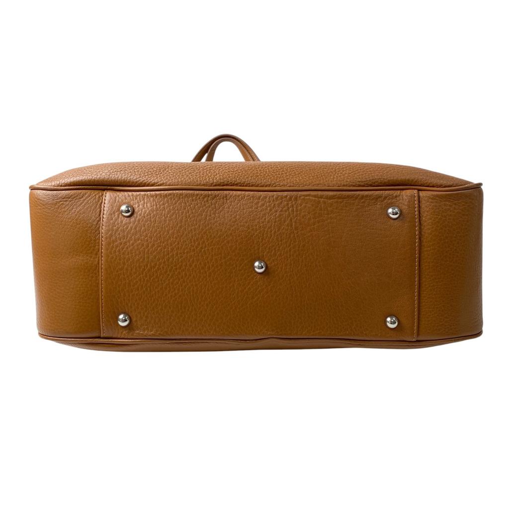 Used PELLE MORBIDATote Bag Brown Leather Women
